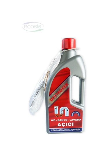 Destroyer Lavabo Ve Gider Açıcı Sıvı 1500 Ml 2750 Gr