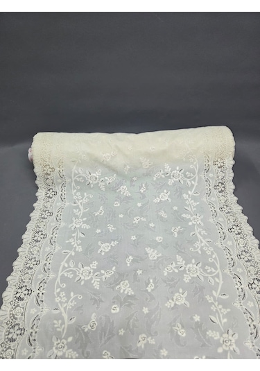 Pvc Küpür Dantel Raf Ve Dolap Örtüsü Runner 28kpr008 Bej