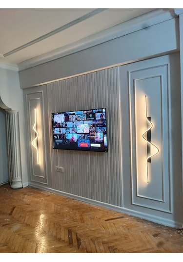 Yatakbaşı Aplik 3 Renk 100 cm - Konyare Antrasit