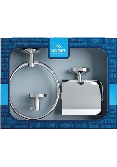 Gürçay Pisa 3'Lü Banyo Aksesuar Seti Krom