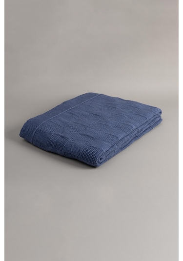 Plaid İndigo Çift Kişilik Battaniye 200x220 15015 Indigo