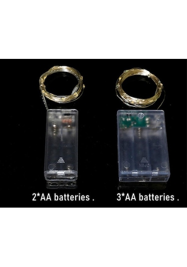 Pembe 1/2/3/5/10/20/30m Led Dize Işıklar Pil Bakır Tel Çelenk Lamba Açık  30m Pembe