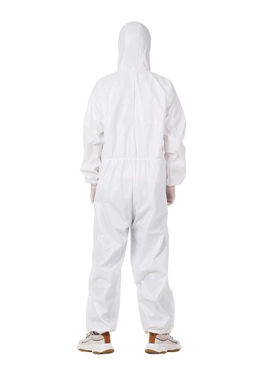 Skycity Tek Kullandırımlık Tpu Filmi Tam Gövde Koruyucu İzolasyon Üniformu - Antibakteriyel, Epidemik Koruma, Da-502 Modeli Xl175