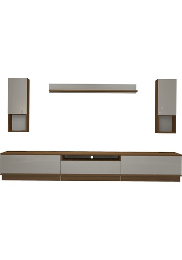 Decoraktiv Trendstyle 270das Mdf Tv Ünitesi Tv Sehpası Ceviz - Beyaz