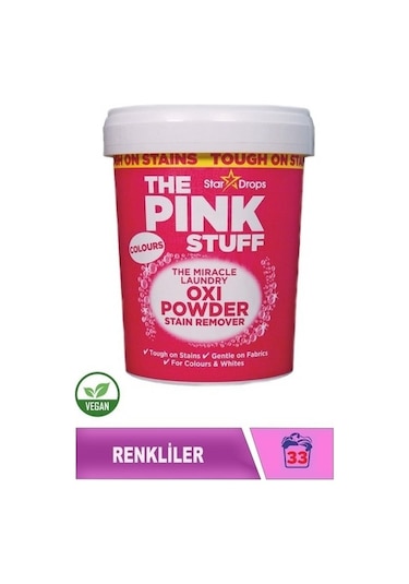 The Pink Stuff Mucizevi Oxi Toz Leke Çıkarıcı Renkliler 1 KG