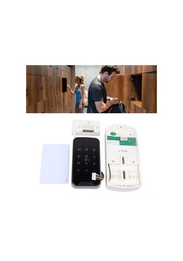 Geeroyoo Suya Dayanıklı Elektronik Kombinasyon Kilit - Dokunmatik Şifre Ve Yakınlık Kartı İle Depolama Dolapları İçin Pil Dahil Değil