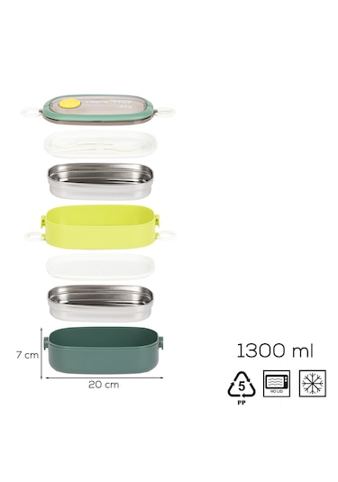 Porsima 66729-2 Stainless Steel Vakumlu Lunch Box Sefer Tası 1300m