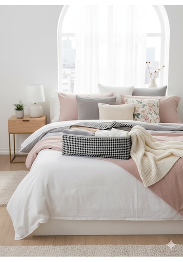 8'li Kaz Ayağı Büyük Baza Altı & Çekyat Tipi Tela Hurç 65x45x22 Cm Fermuarlı Saklama Ve Düzenleme Hurcu Siyah