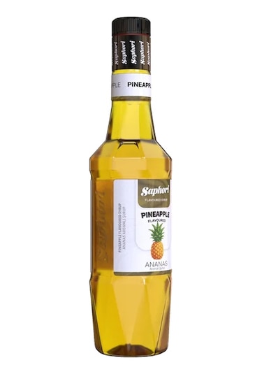 Saphori Ananas Aromalı Kokteyl Şurubu Ananas Şurubu 700 Ml