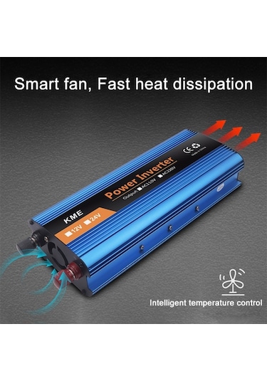 Sones Carmaer 500w Araba Akıllı Çok Fonksiyonlu Dijital Ekran İnvertör Ev Güç Dönüştürücü, Özellikler:24v İla 220v