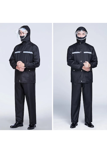 Motosiklet Yağmurluk Rüzgar Geçirmez Yağmur Ceket Yansıtıcı Su