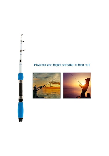 Teleskopik Olta 1.0/1.6/1.8m Süper Sert Profesyonel Döküm Deniz Olta Takımı 1.8 M