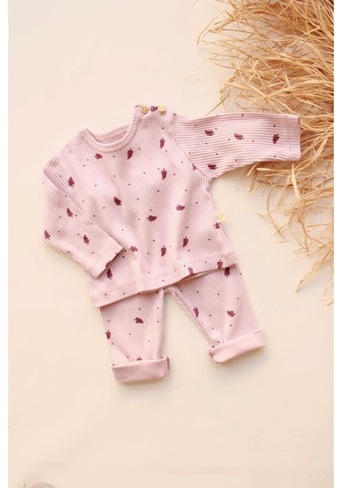 Grape Bebek Alt Üst Takım Lila