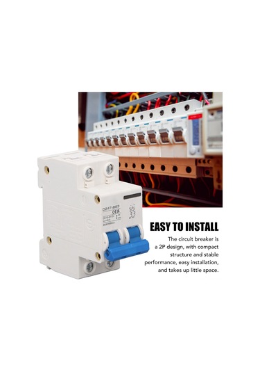 Dianziye 2p Fotovoltaik Dc Kesici, 12-240v, 4ka, 16a, Yüktaşma Ve Kısa Devre Koruması, Abs Kasalı, Güçsüzleri İçin Kullanım