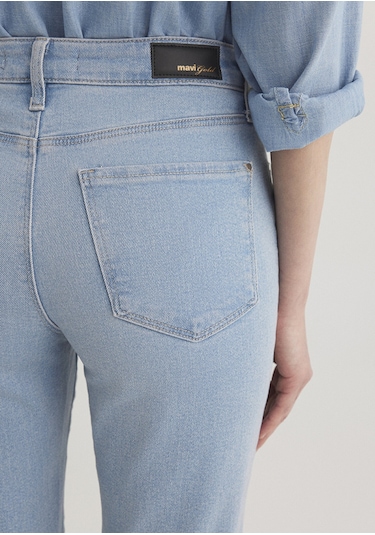 Mavi - Cindy Açık Mavi Gold Shape Jean Pantolon 100277-84410 Mavi