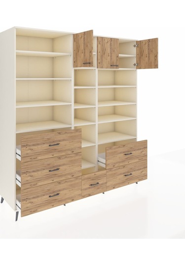 Kronos Dolap 17 Raflı 6 Çekmeceli 3 Kapaklı 220x59x243 Aytaşı-çam/çam Atlas Çam/atlas Çam Kronos Dolap 17 Raflı 6 Çekmeceli 3 Kapaklı 220x59x243 Aytaşı-çam/çam Atlas Çam/atlas Çam