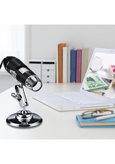 Dailytech 1600x Zoom 2mp Usb Dijital Mikroskop 8 Ledli Kamera