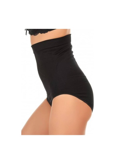 Kadın Siyah Yüksek Bel Korse 1008 Siyah