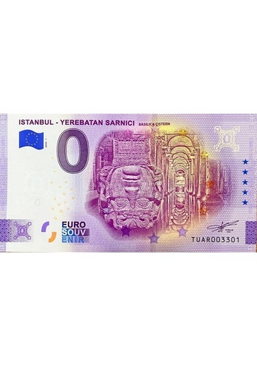 0 Euro Hatıra ve Koleksiyon Parası - Yerebatan Sarnıcı - 2020