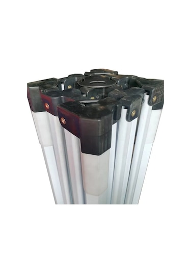 Otomatik Gazebo Çardak 240 X 240 Cm Tente Teras Bahçe Kamelyası Gölgelik Mavi Mavi