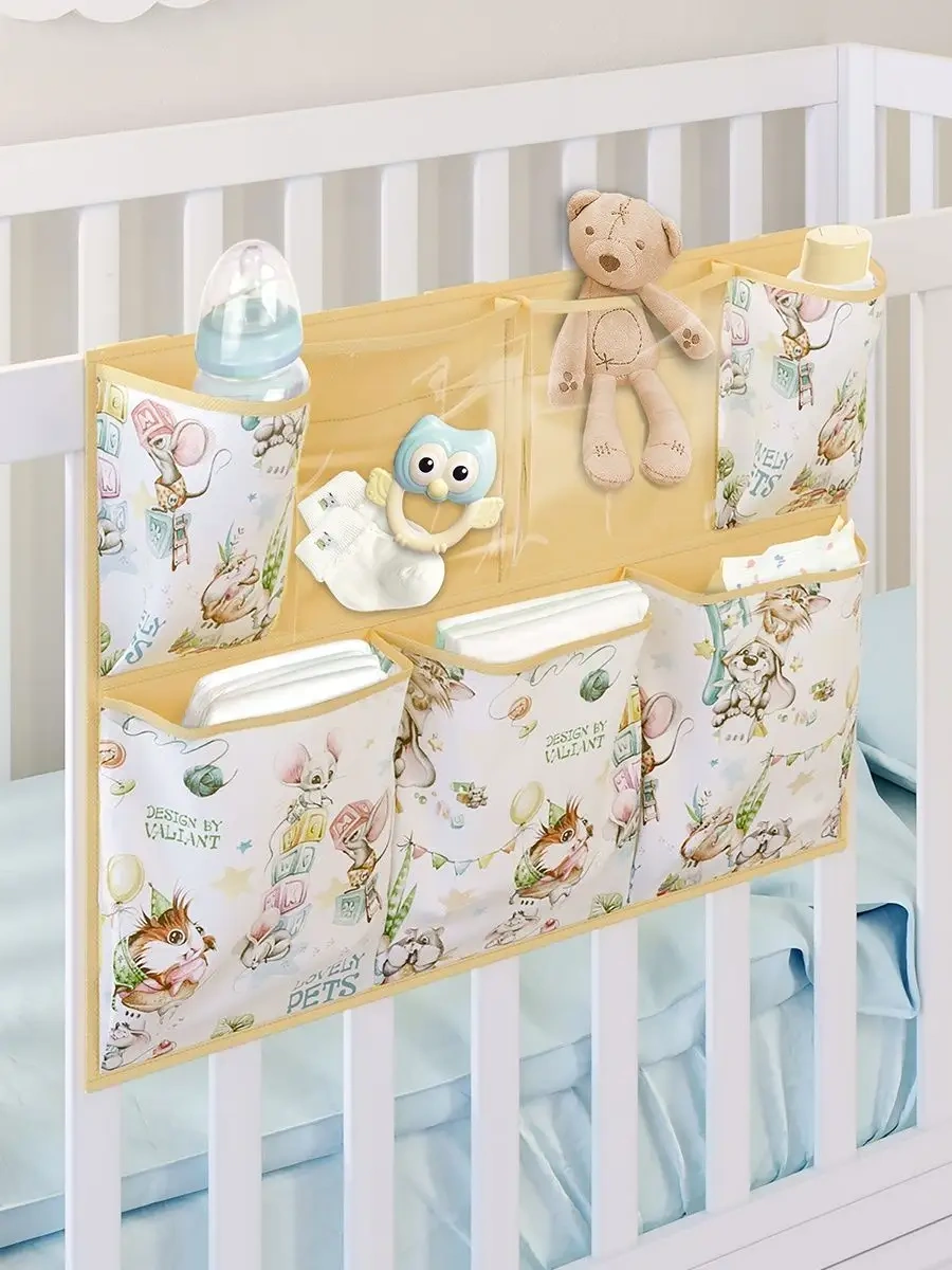 Valıant Yatak Başı İçin Askılı Cep Düzenleyici 119840889 Gri