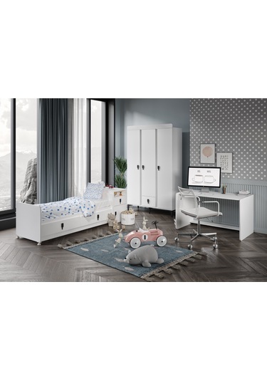 Patiko Rose Bebek Odası Takımı Beyaz
