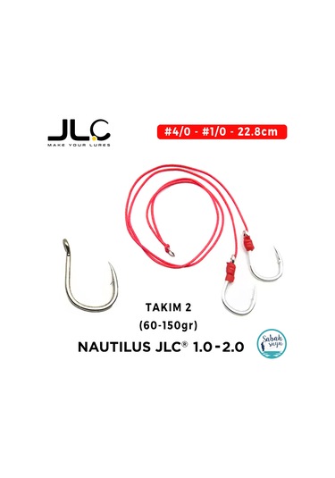 Jlc Nautilus 1.0/2.0 Live Kabura İğne Takımı 2 60gr-150gr