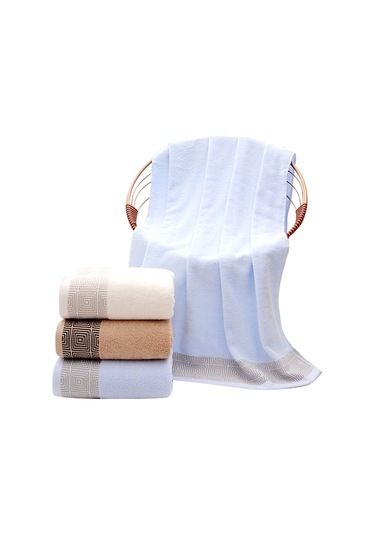 Xiyyadms "3 Parça Pamuk Havlu Seti - 1 Banyo + 2 Yüz Havlusu, Yüksek Emici, Konforlu,  Paketli" Diğer