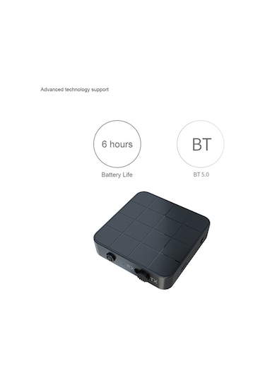 Shineyee Kn321 Bt5.0 Çift Modlu Ses Adaptörü - Verici/alıcı, Rca Ve 3.5mm Bağlantı, Kablosuz Tv/ses Cihazı Bağlantısı