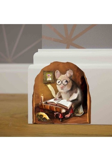 Fare Deliği Duvar Stickerı 3d Çıkartmalar 8 8 8 Diğer