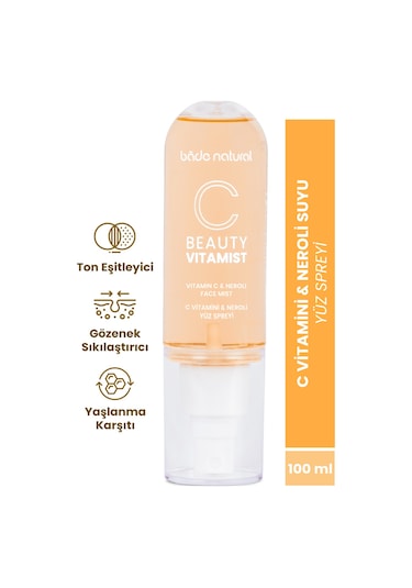 Bade Natural Vitamist C Vitamini & Neroli Yüz Spreyi 100 ML