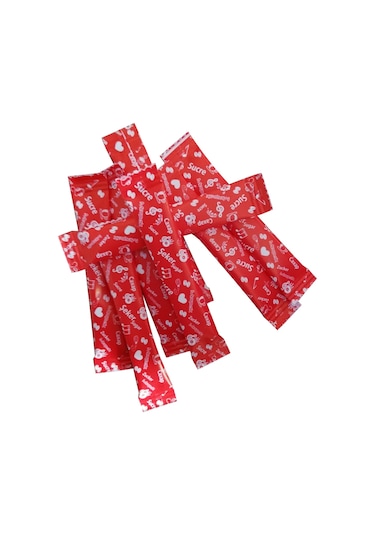 Merpak Ambalaj Stick Toz Şeker Kırmızı 2000 x 3 G
