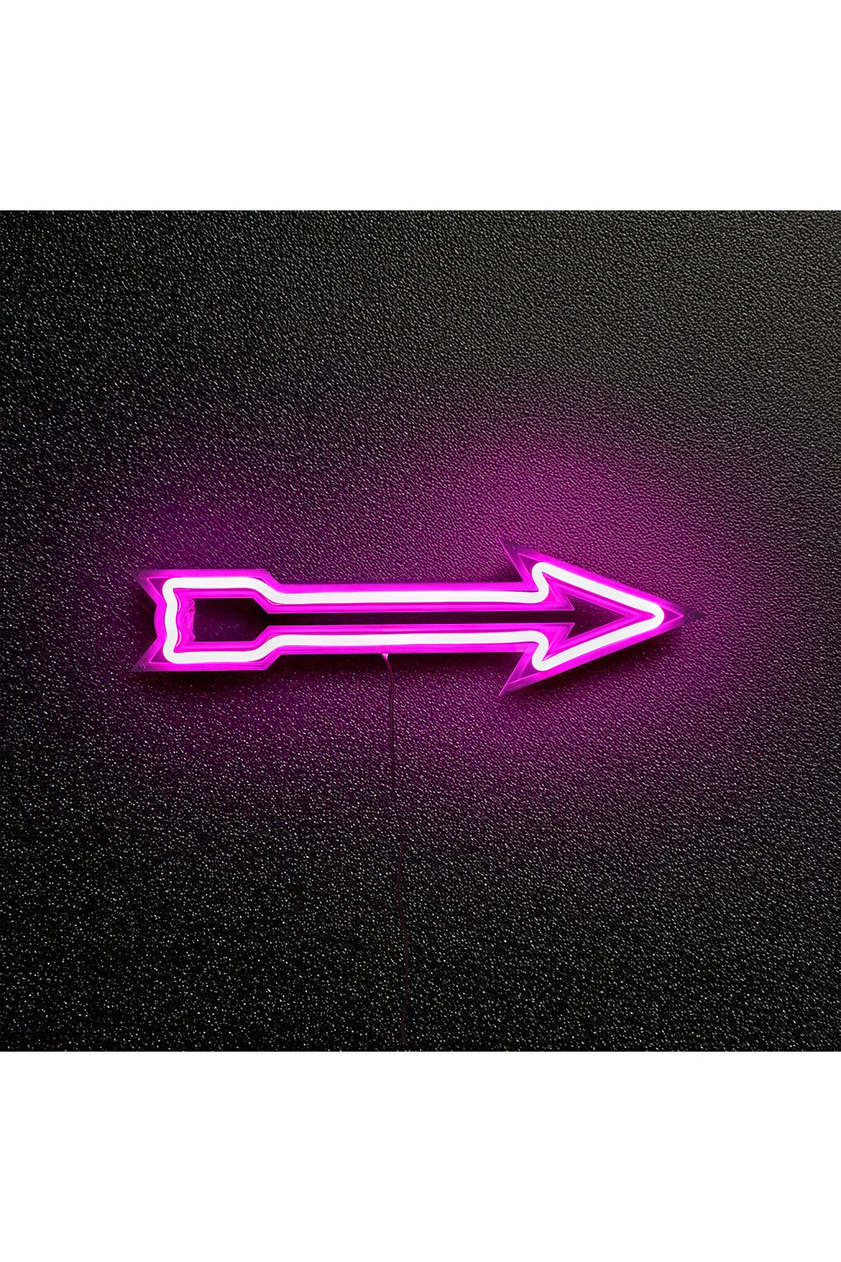 Ok Neon Led 3d Baskı Pembe
