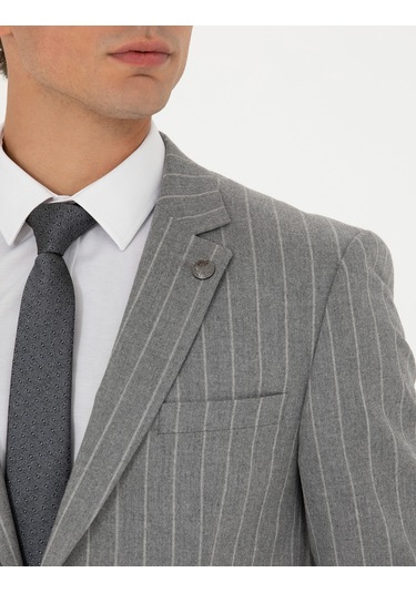 Pierre Cardin Erkek Gri Takım Elbise 50273543-vr024 Gri
