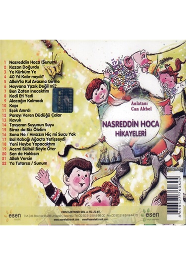 Can Akbel - Nasreddin Hoca Hikayeleri Cd