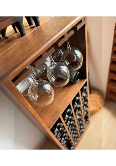 Janisa Masif Ağaç Şaraplık, Içki Dolabı