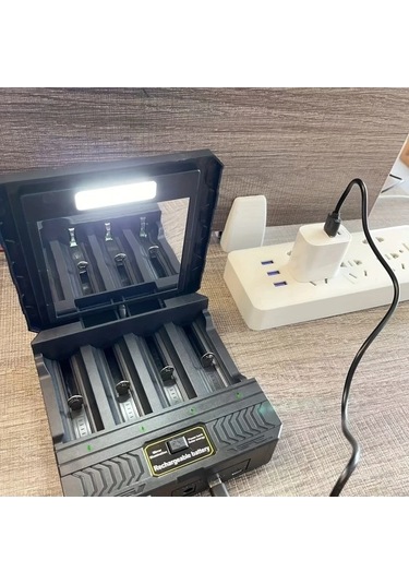 Besthome1 Dream011 1 Bilgisayar Güneş Şarj Cihazı Lityum Pil 18650-26650, Akıllı Usb Şarj