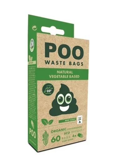 M-pets Köpek Gezintisi İçin Eko Hijyenik Poşetler, Nane Aromalı, 60 Adet 316266371