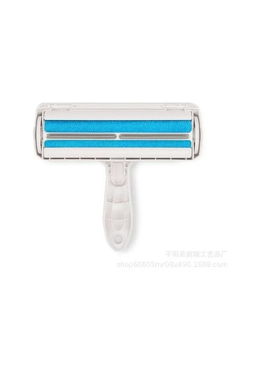 Evcil Hayvan Tüy Çıkarıcı Rulo - Kendi Kendini Temizleyen Tabanlı Köpek Ve Kedi Kürk Sökücü - Verimli Hayvan Tüy Alma Aracı - Mobilyalar İçin Mükemmel Mavi