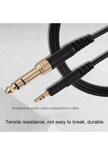 Sones Ath-m50x / M40x / M60x / M70x Kulaklık Ses Kablosu Yedek Kablosu Siyah İçin 2m