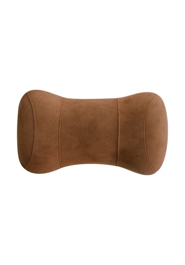 Sones Araba Bellek Pamuk Kafalık Koruyucu Servikal Omurga Koltuk Uyku Yastığı Kahverengi