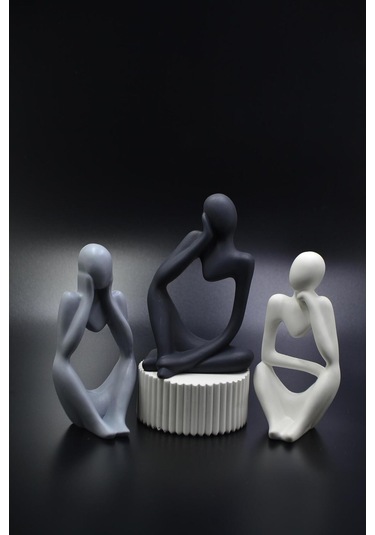 3 Lü Biblo Set Düşünen Kadın 35617210