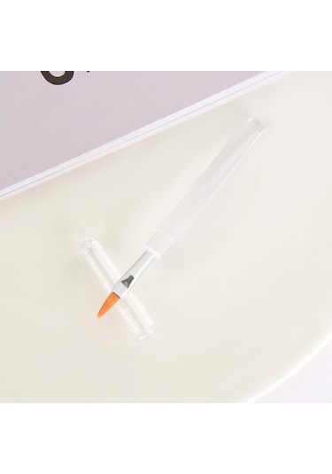 Şeffaf Makyaj Aleti Taşınabilir Dudak Fırçaları Aplikatör Ruj Esnek