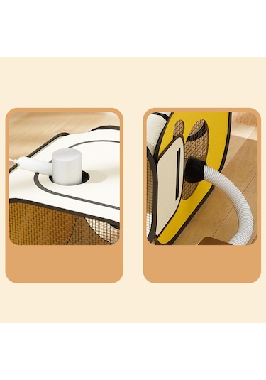 Homyl Evcil Hayvan Kurutma Kutusu Çok İşlevli Temiz Bakım Evi