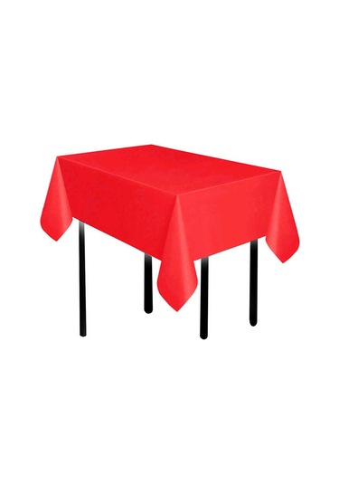 Masa Örtüsü Düz 137X183C Kırmızı 1 Adet