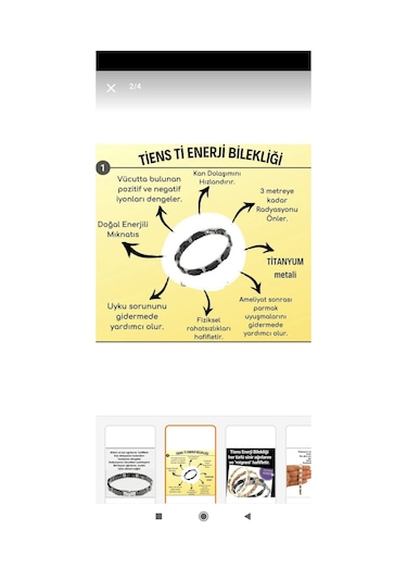 Tiens Ti - Enerji Bileklikleri (siyah) Mıknatıslı Bileklik Siyah