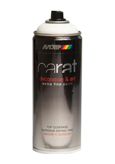 Motip Carat Parlak Trafik Beyaz 400 ML Ral 9016 N11.956