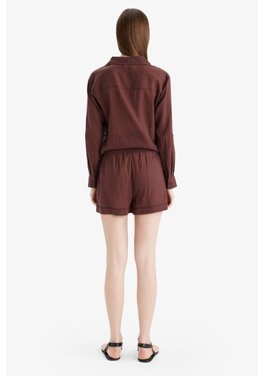 Defacto Regular Fit Müslin Plaj Şortu-fall İn Love E4272ax25smbn166 Kahve Defacto Regular Fit Müslin Plaj Şortu-fall İn Love E4272ax25smbn166 Kahve