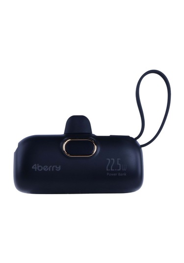 Dx269b Siyah Powerbank 5.000 Mah, 22.5 W Type-c Hızlı Şarj