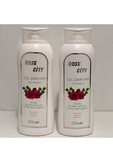 Rosecity Gül Şampuan 500 Ml 2 Adet